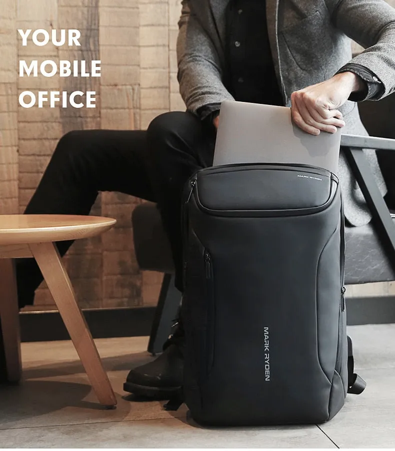 New Anti-thief Fashion Men Backpack Multifunctional Waterproof 17.3 inch Laptop Bag Man USB Charging Travel Bag