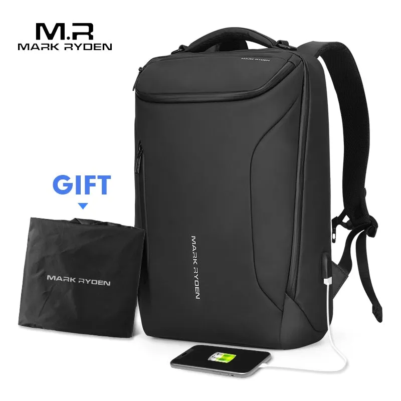 New Anti-thief Fashion Men Backpack Multifunctional Waterproof 17.3 inch Laptop Bag Man USB Charging Travel Bag