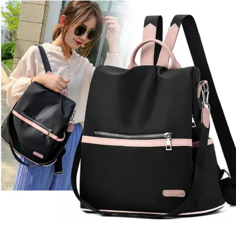 New High Quality Women's Shoulder Bag Large Capacity Oxford Cloth Bags Ladies Backpack Woman Color Tote Women Shoulder Backpacks