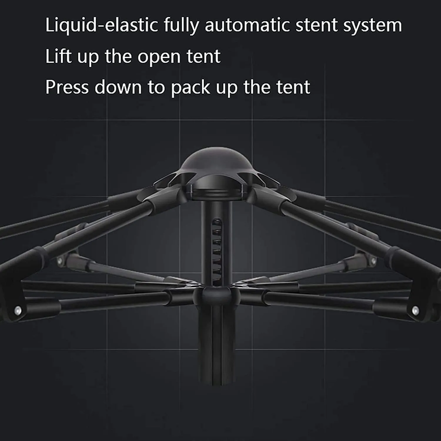 NIEH Tent Waterproof Anti-UV Tent Automatic Quick Setup Family Tent Outdoor Camping Tent Foldable Tents Two Layer Tents Sunshade Outdoor