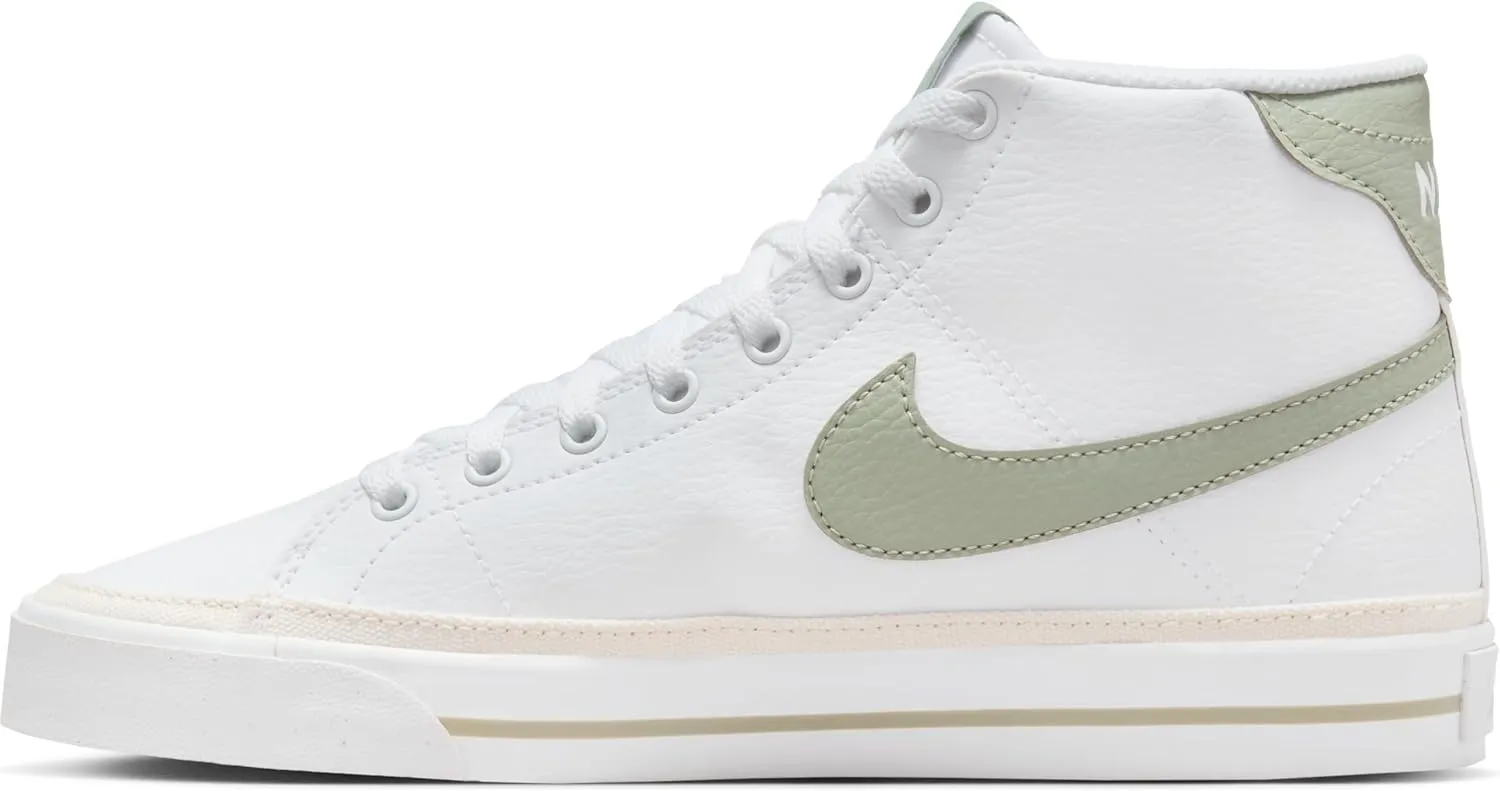 Nike Court Legacy Mid Next Nature Women's Shoes (FV6036-101, White/Phantom/Jade Horizon)