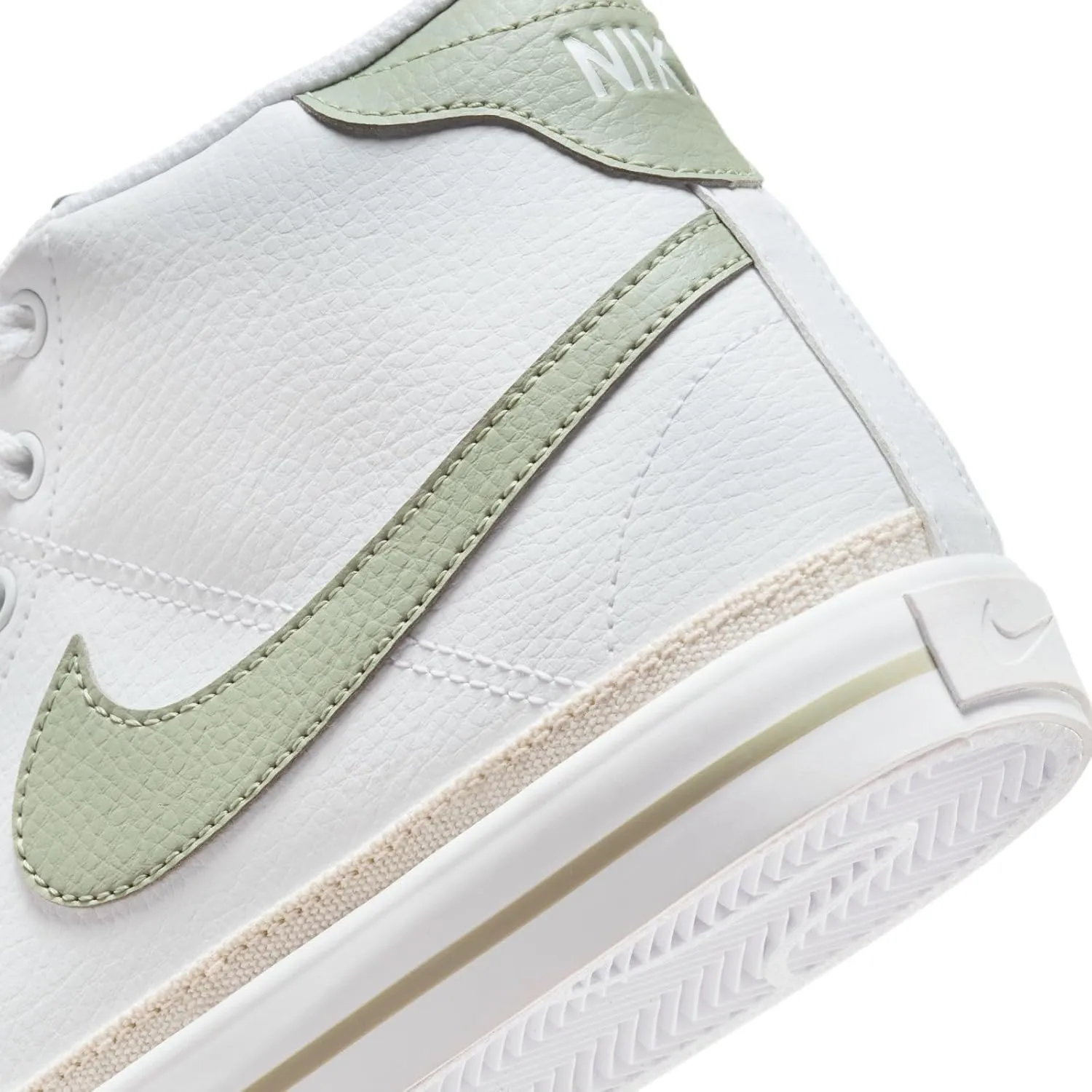 Nike Court Legacy Mid Next Nature Women's Shoes (FV6036-101, White/Phantom/Jade Horizon)