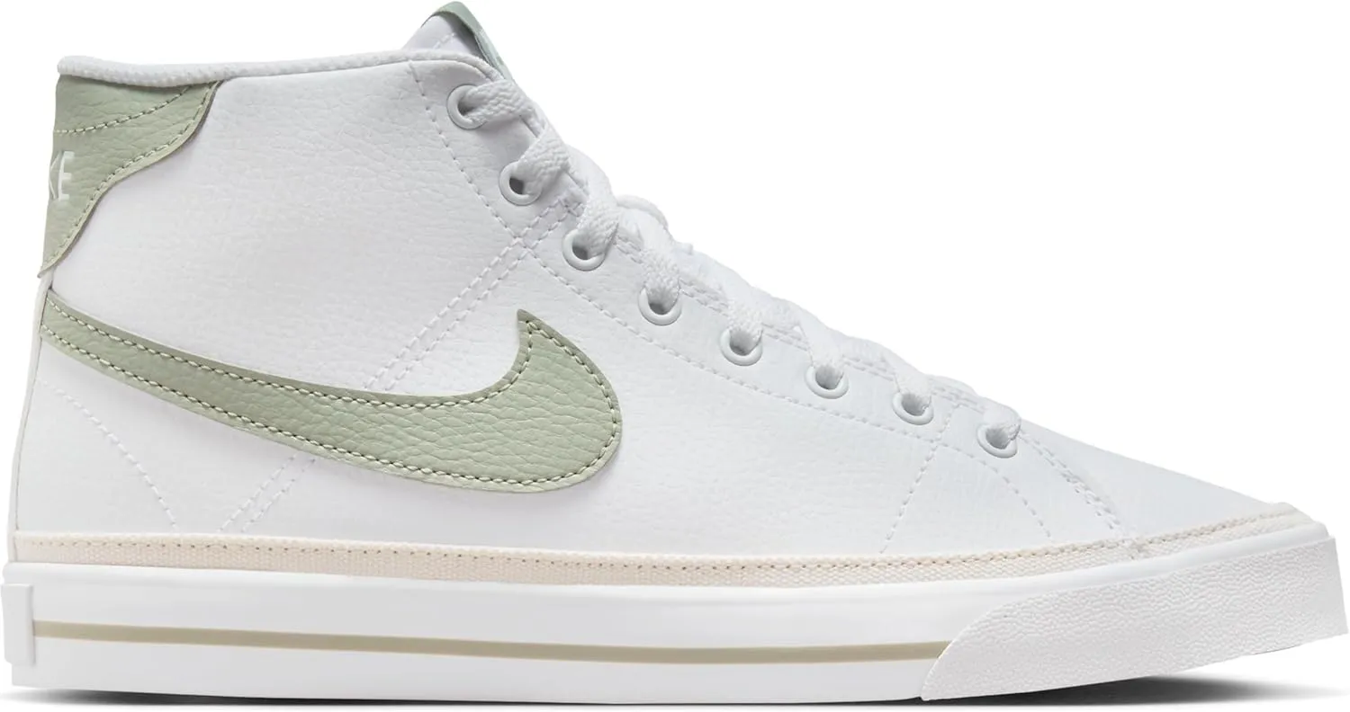 Nike Court Legacy Mid Next Nature Women's Shoes (FV6036-101, White/Phantom/Jade Horizon)