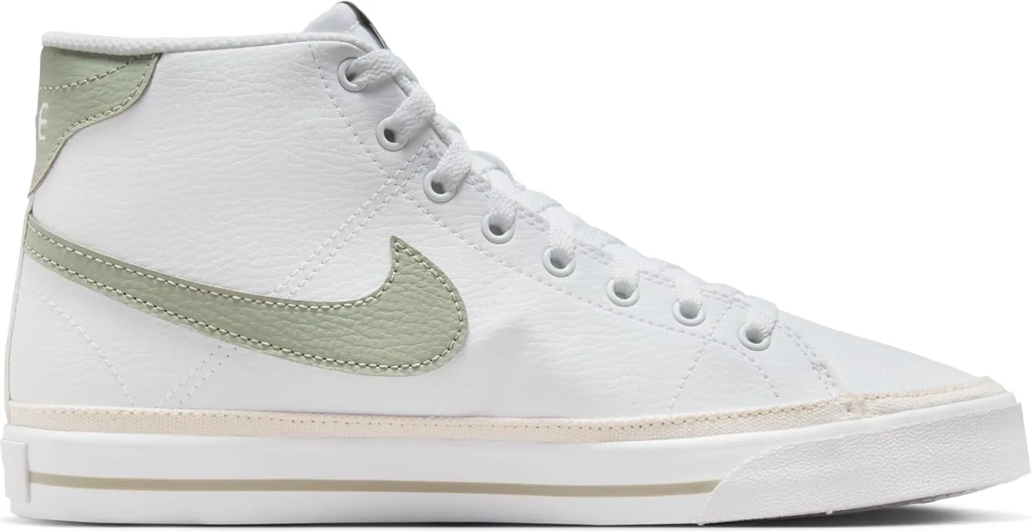 Nike Court Legacy Mid Next Nature Women's Shoes (FV6036-101, White/Phantom/Jade Horizon)