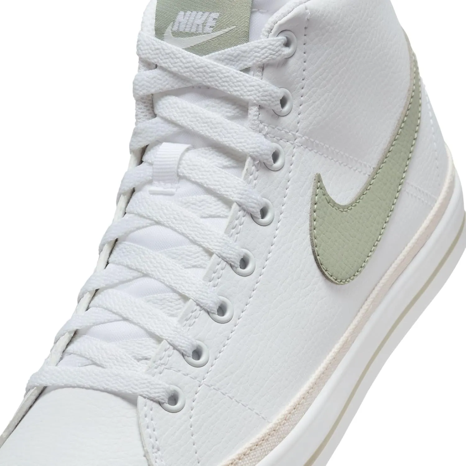Nike Court Legacy Mid Next Nature Women's Shoes (FV6036-101, White/Phantom/Jade Horizon)