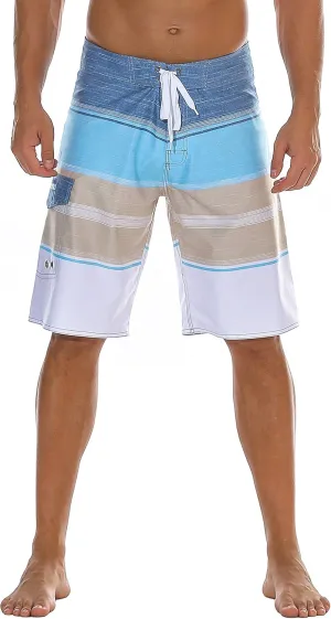 ninovino Men's Sportwear Swim Trunks Quick Dry Board Shorts with Lining