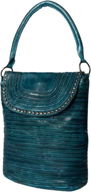 Nmbgm105A Tote Vintage Handmade Genuine Cowhide Leather Women Bag Western Handbag Purse