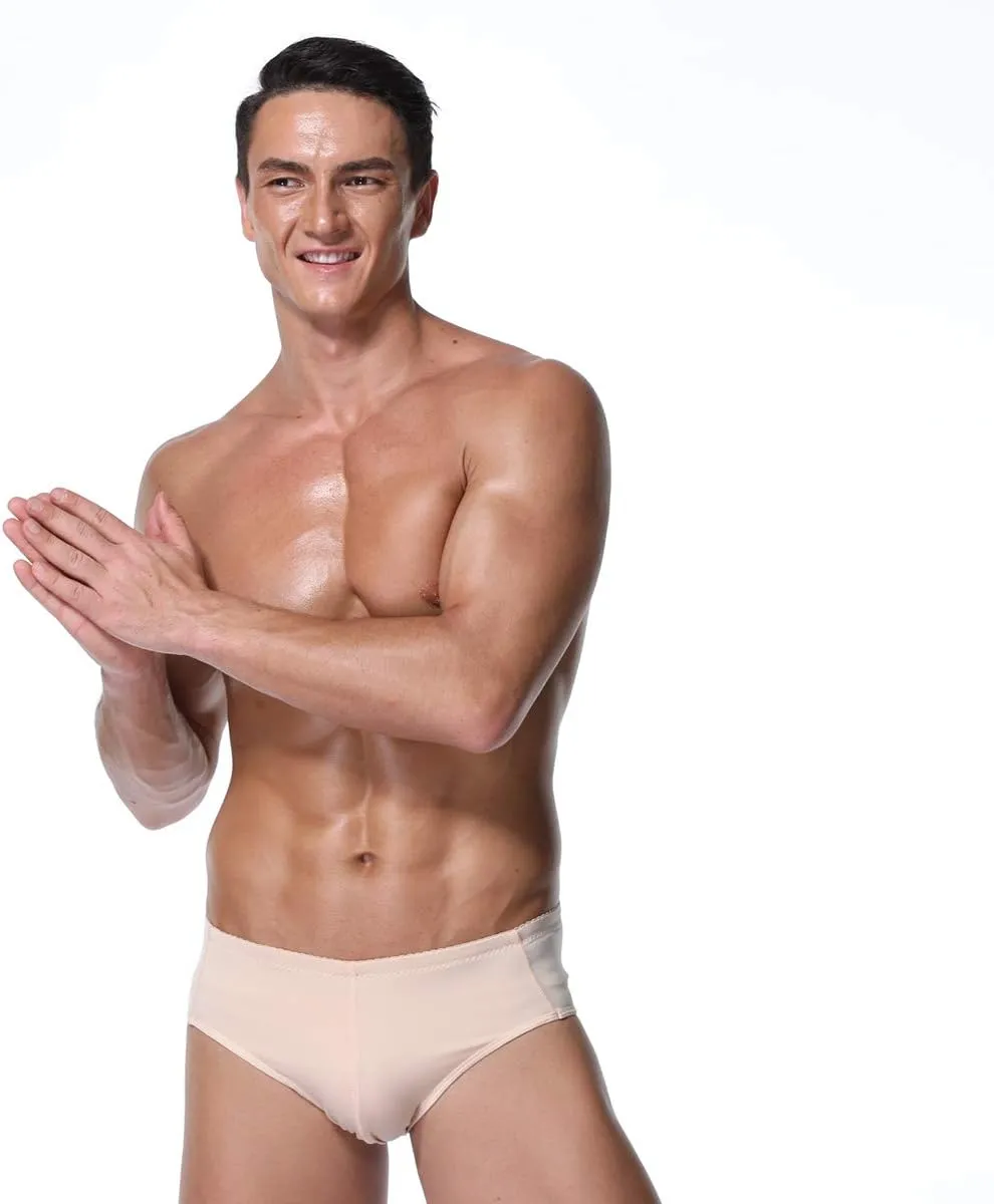 NonEcho Men Padded Underwear Briefs Boxers Men Butt Booster Hip Enhancer 4 Detachable Pads
