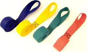 Northwest Tarp & Canvas Sail Ties, 72", Box Stitched 1" Polypropylene Webbing - 4Pc. Set