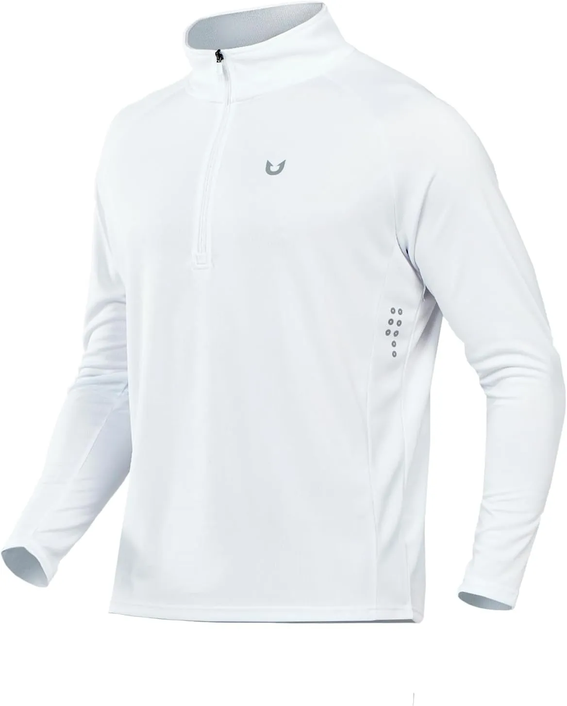 NORTHYARD Men's Running Shirt Long Sleeve Quarter Zip Pullover Moisture Wicking Quick Dry Athletic Workout Shirts