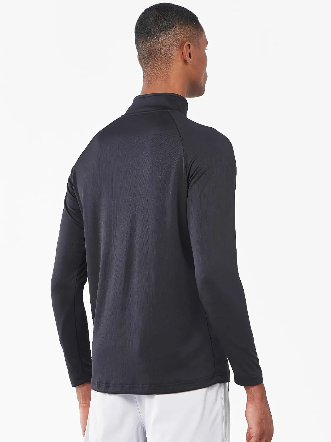 NORTHYARD Men's Running Shirt Long Sleeve Quarter Zip Pullover Moisture Wicking Quick Dry Athletic Workout Shirts