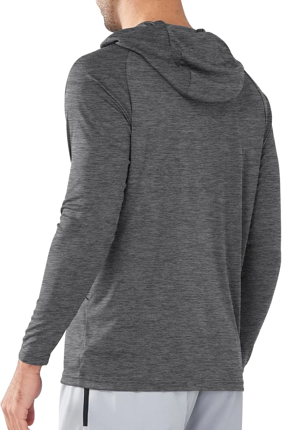 NORTHYARD Men's UPF 50  Hoodie Shirts Long Sleeve Sun Protection Fishing Swim Lightweight UV SPF Running Rash Guard Quick Dry