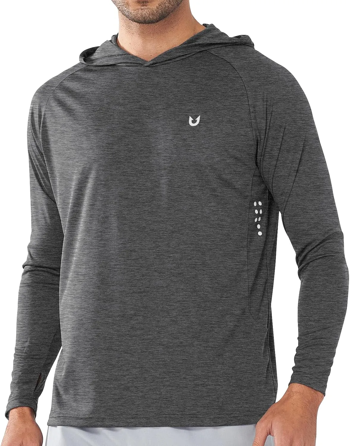 NORTHYARD Men's UPF 50  Hoodie Shirts Long Sleeve Sun Protection Fishing Swim Lightweight UV SPF Running Rash Guard Quick Dry