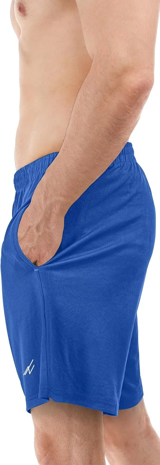 NY Threads Men's Athletic Shorts Quick Dry Loose-Fit Lightweight Running Workout Gym Shorts with Pockets