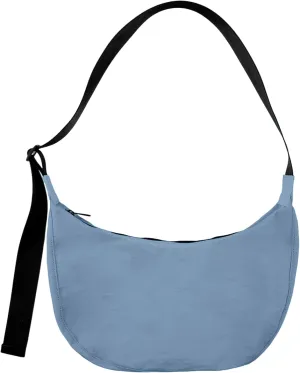 Nylon Crescent Shoulder Bag for Women Men,Crossbody Bag with Adjustable Strap&Dual Interior Zip Pocket