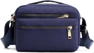 Nylon Crossbody Bag for Women, Waterproof Shoulder Purse Bag with Adjustable Strap, Crossbody Handbag for Women