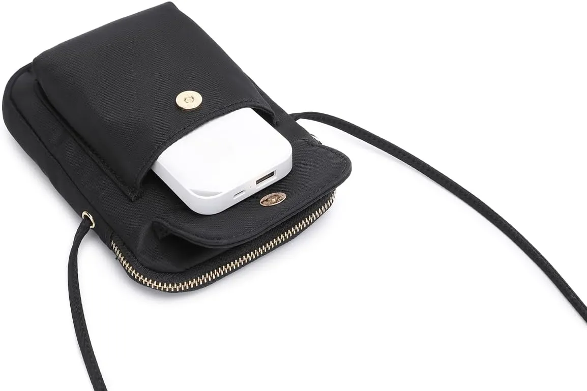 nylon Crossbody Lanyard Mobile Phone Bag Stylish Accessory With Adjustable Strap
