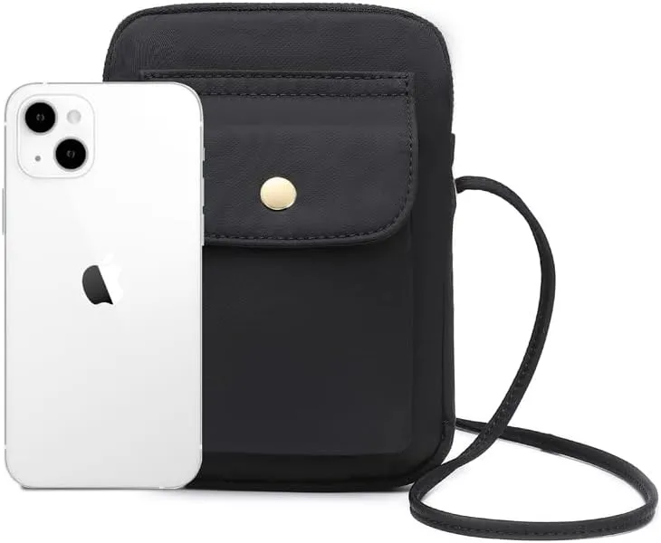 nylon Crossbody Lanyard Mobile Phone Bag Stylish Accessory With Adjustable Strap