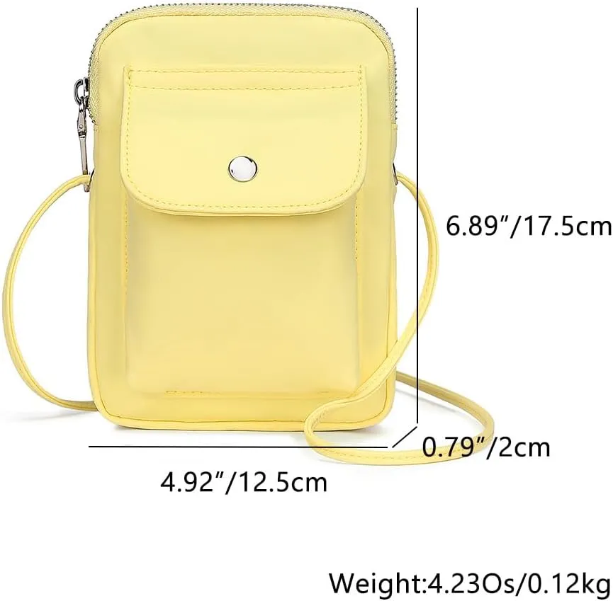 nylon Crossbody Lanyard Mobile Phone Bag Stylish Accessory With Adjustable Strap