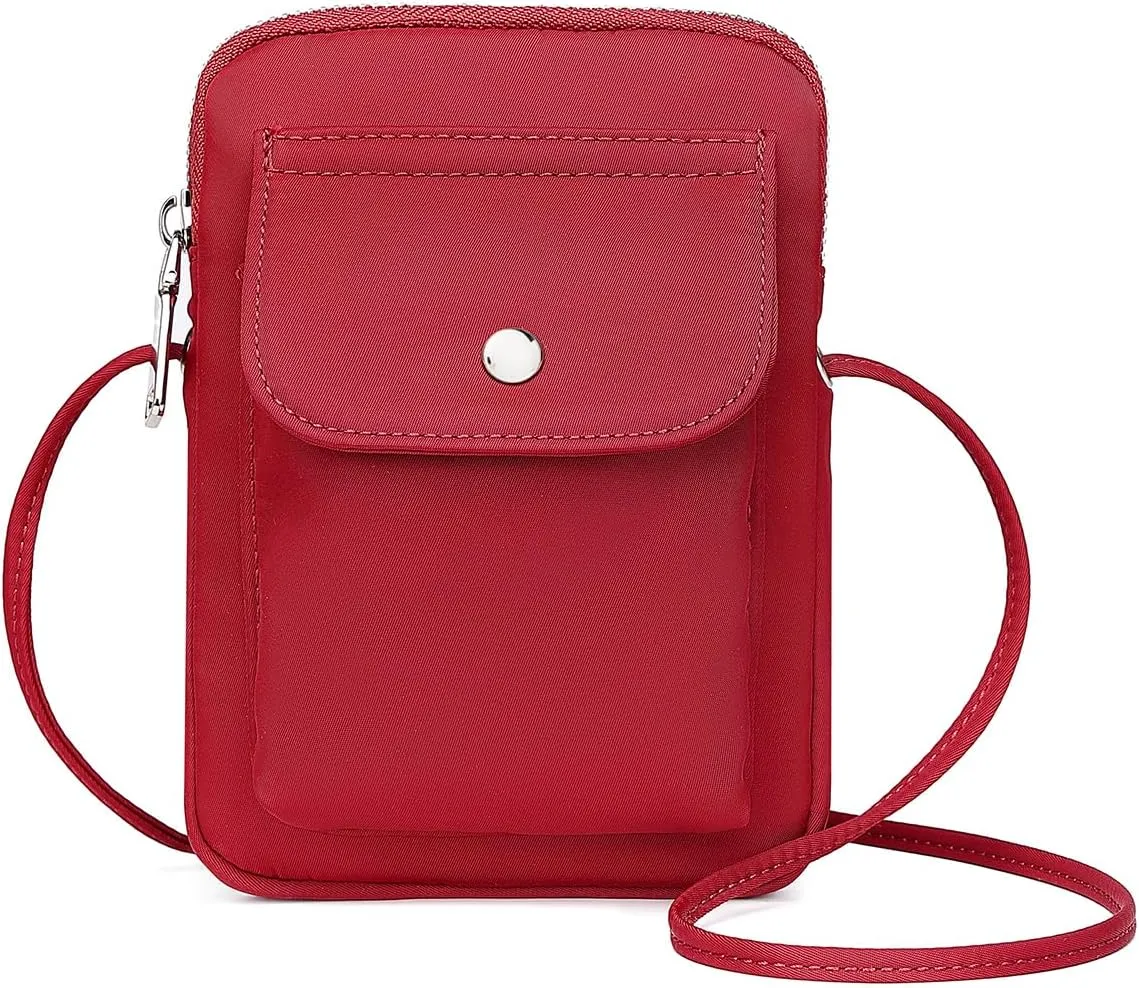 nylon Crossbody Lanyard Mobile Phone Bag Stylish Accessory With Adjustable Strap