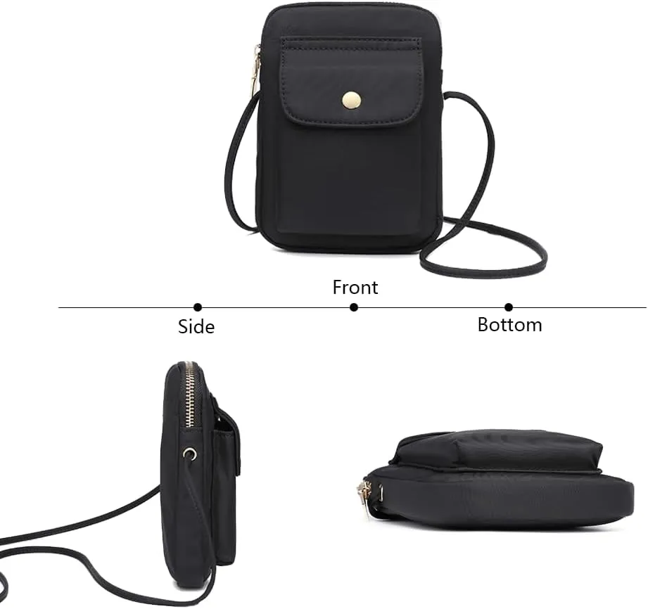 nylon Crossbody Lanyard Mobile Phone Bag Stylish Accessory With Adjustable Strap