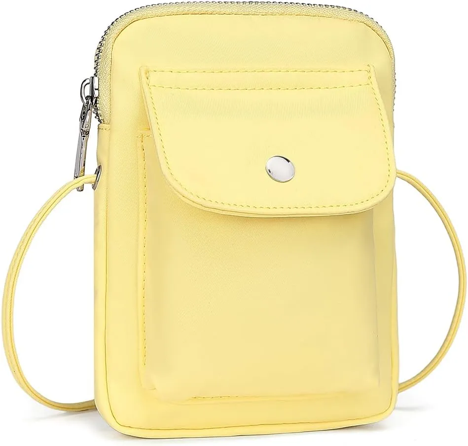 nylon Crossbody Lanyard Mobile Phone Bag Stylish Accessory With Adjustable Strap