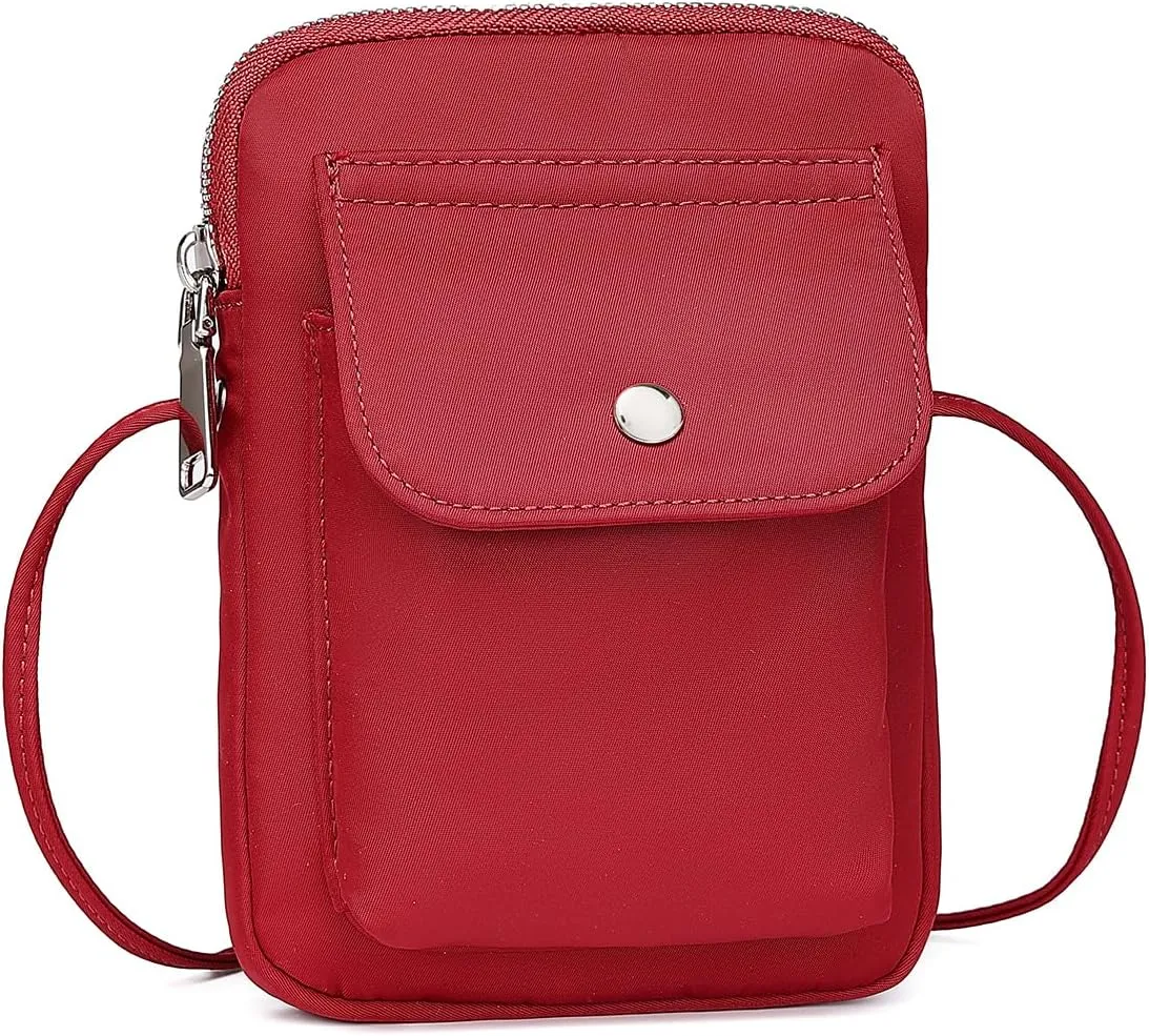 nylon Crossbody Lanyard Mobile Phone Bag Stylish Accessory With Adjustable Strap