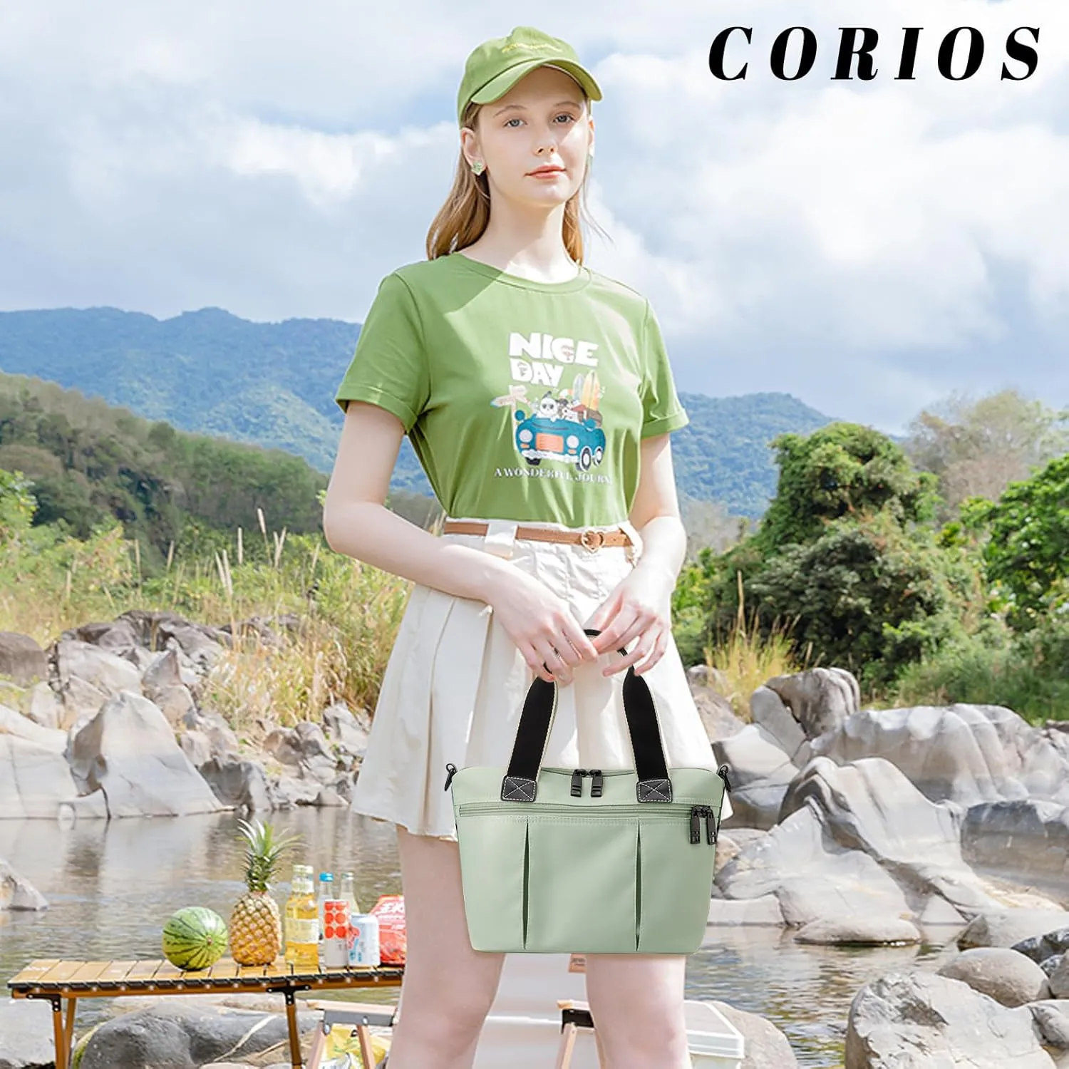 Nylon Handbag Waterproof Shoulder Bag for Women - Casual Crossbody Top Handle Messenger Bag
