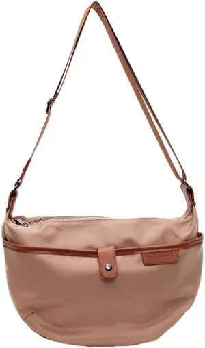 Nylon Shoulder Bag for Women Fashion Crossbody Tote Lightweight Casual Purse for Commuting Travel and Everyday Use