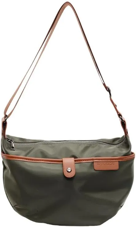 Nylon Shoulder Bag for Women Fashion Crossbody Tote Lightweight Casual Purse for Commuting Travel and Everyday Use