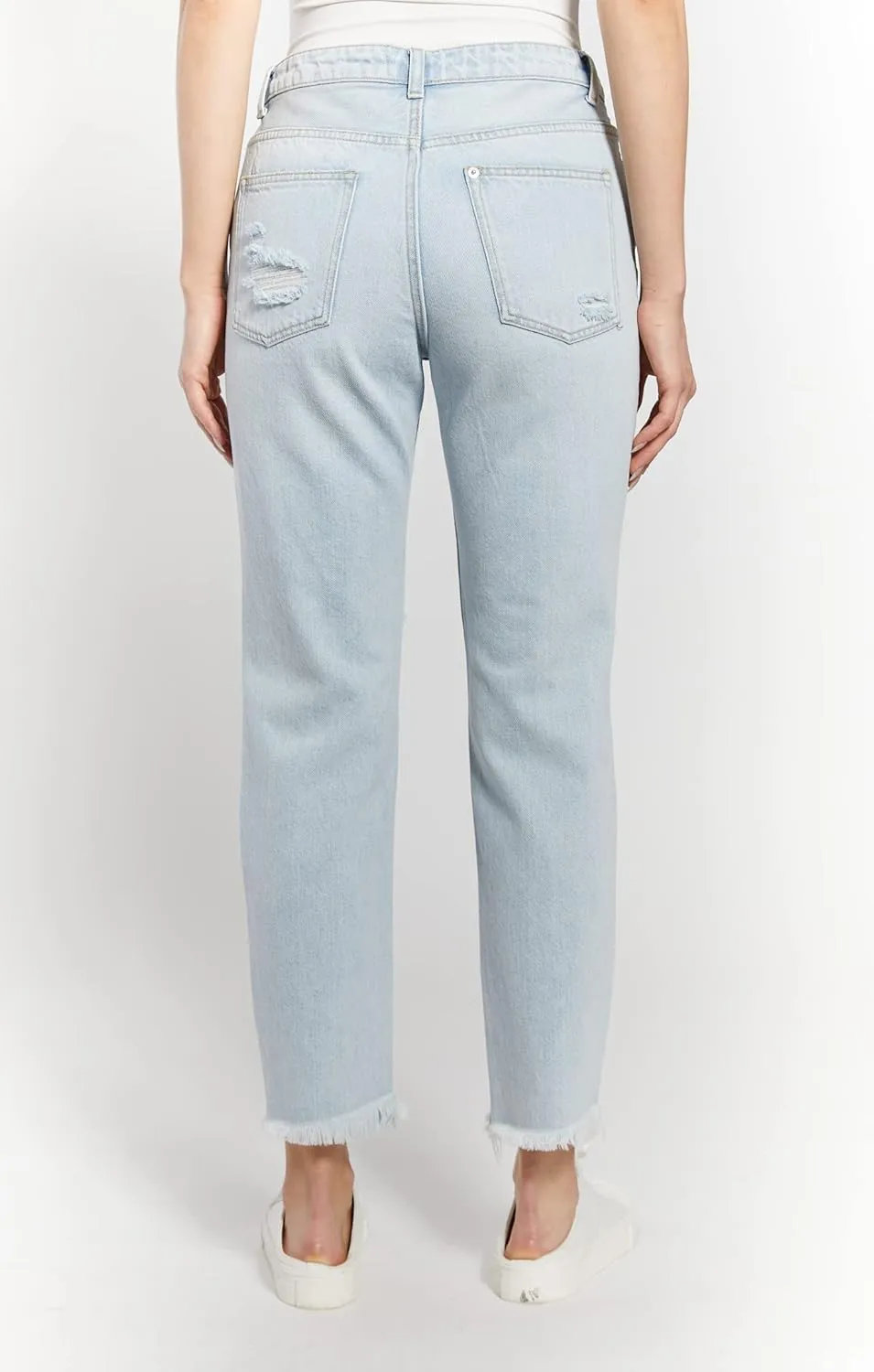 O A T NEW YORK Women's Luxury Clothins Basic High Rise Denim Jeans with Five Pockets, Comfortable & Stylish Pants