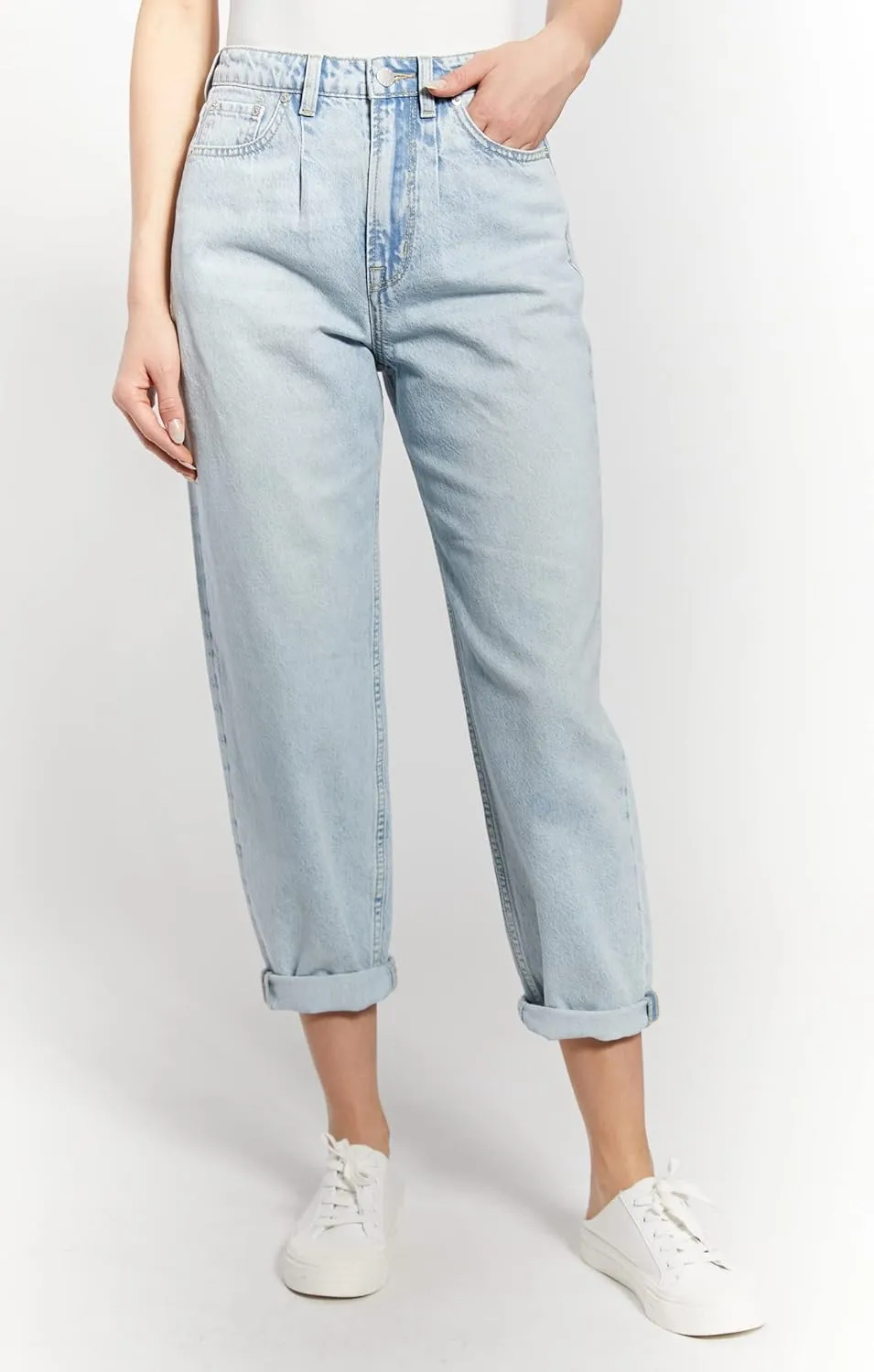 O A T NEW YORK Women's Luxury Clothins Basic High Rise Denim Jeans with Five Pockets, Comfortable & Stylish Pants