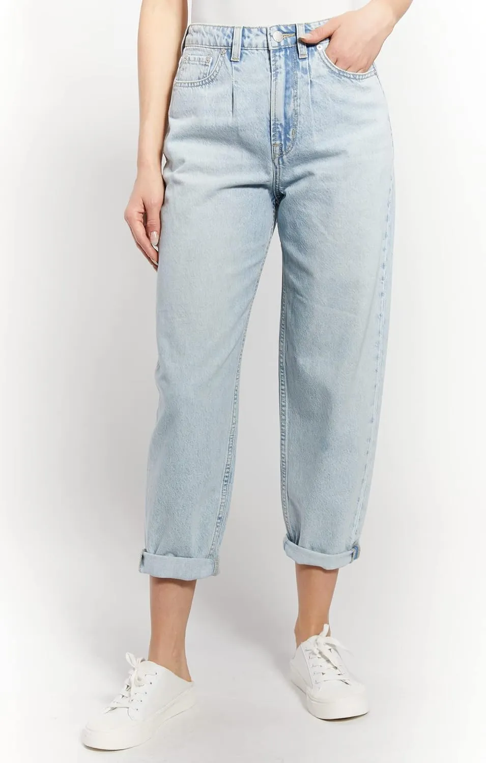 O A T NEW YORK Women's Luxury Clothins Basic High Rise Denim Jeans with Five Pockets, Comfortable & Stylish Pants