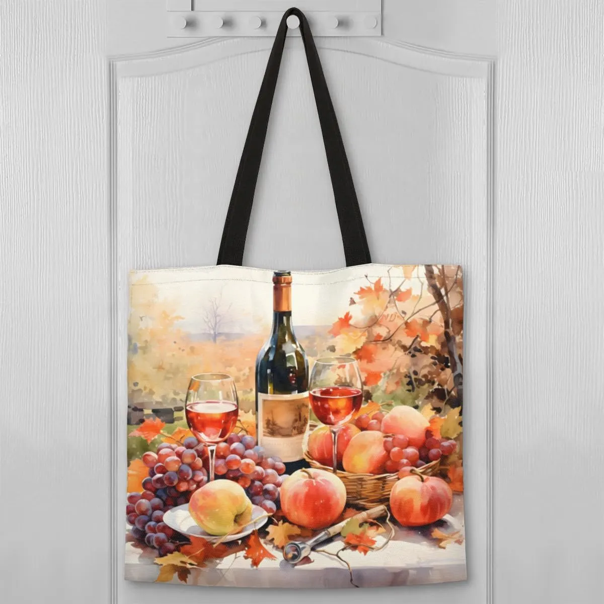 Oil Painting Boat On The Shore Canvas Tote Bag for Women Men Stylish Tote Handbag Shoulder Bag Reusable Grocery Bag