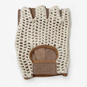 OMP - Tazio Vintage Glove Cream/Brown Leather - SizeM (IB0-0747-A01-010-M)