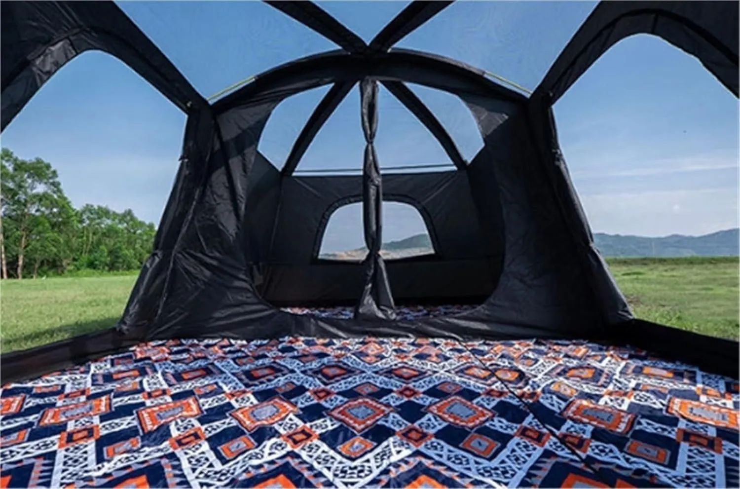 Outdoor Multi-Person Camping Tent Thickened Rainproof Camping Portable