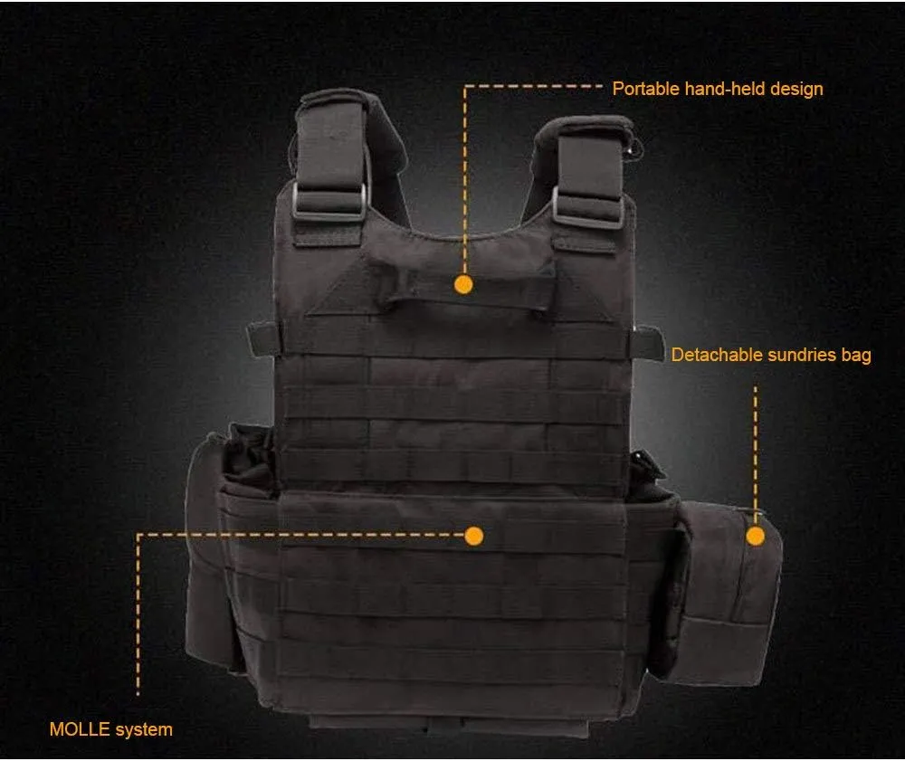 Outdoor Tactical Multi-Function MOLLE Expands Convenient Military Training Combat Exercises Combination Vest
