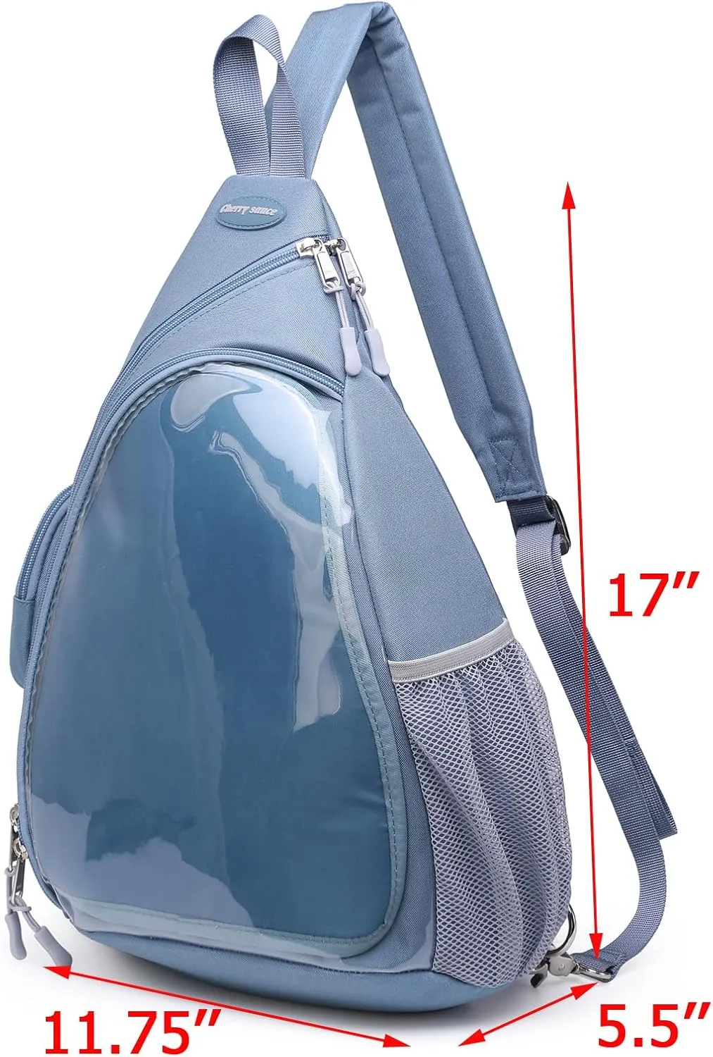 Oxford Ita Bag Kawaii Pin Display Chest Pack Single Shoulder Bag Sport Backpack Hiking Daypack
