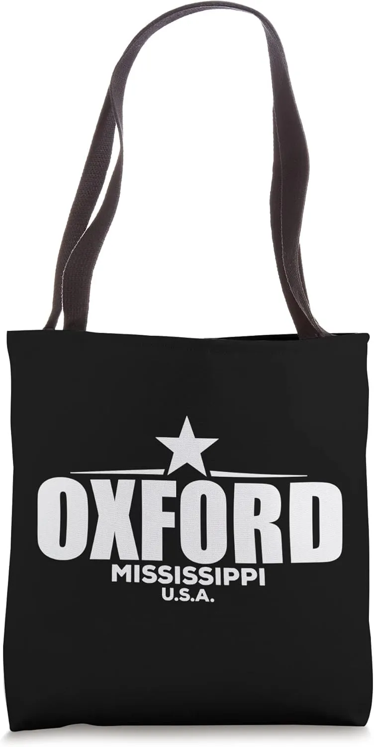 Oxford Mississippi Retro Vintage Tote Bag