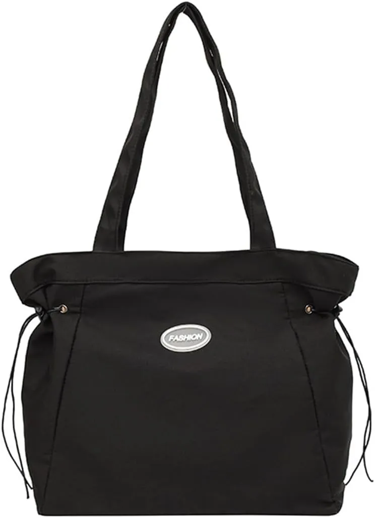 Oxford Tote Bag for Women Side-Cinch Shoulder Bag Casual Multi Pockets Handbag Waterproof Large Top Handle Bag