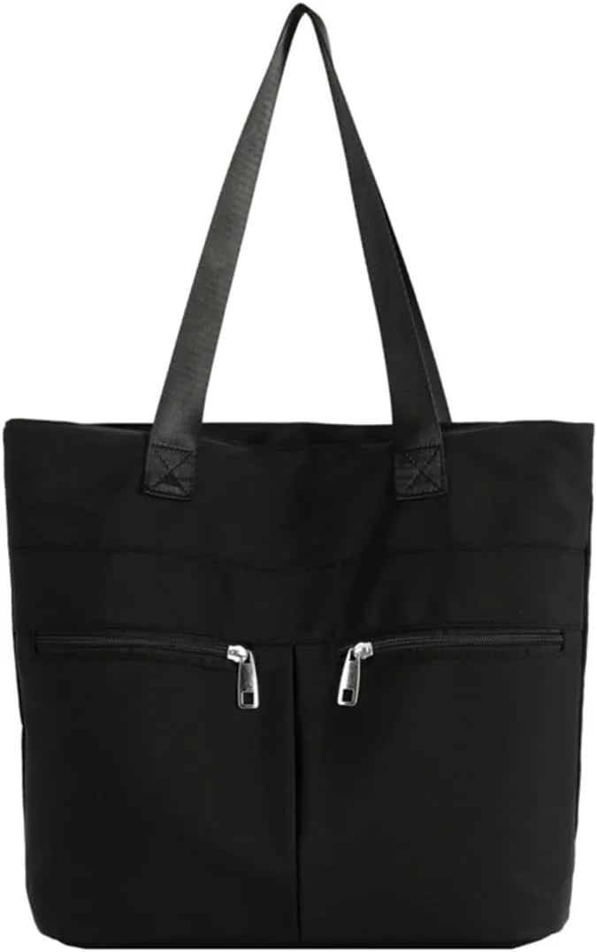 Oxford Tote Bag for Women Waterproof Handbag Large Capacity Shoulder Bag Multi-Pocket Top Handle Bag Casual Hobo Bag