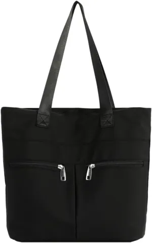 Oxford Tote Bag for Women Waterproof Handbag Large Capacity Shoulder Bag Multi-Pocket Top Handle Bag Casual Hobo Bag