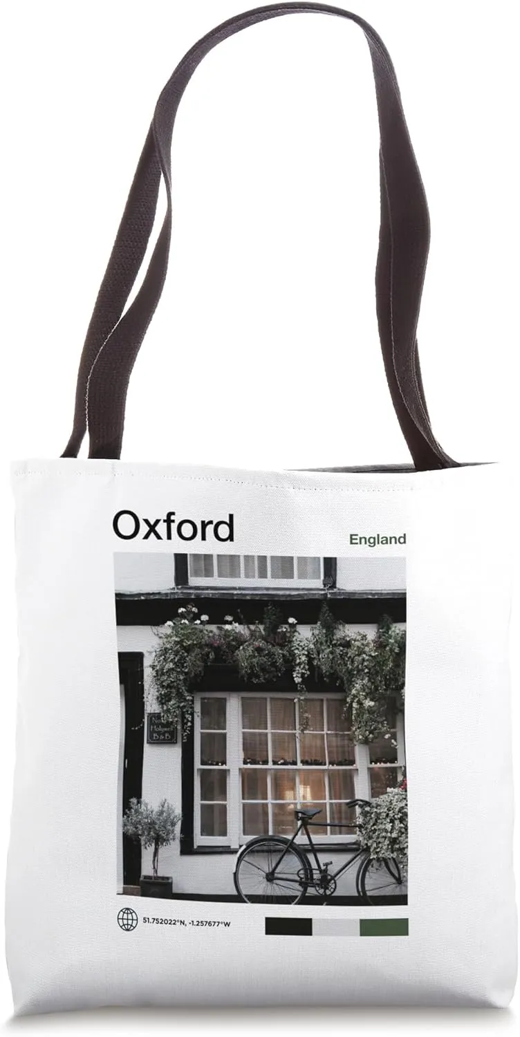 Oxford Travel Art - Oxford Souvenir Oxfordshire - English Tote Bag