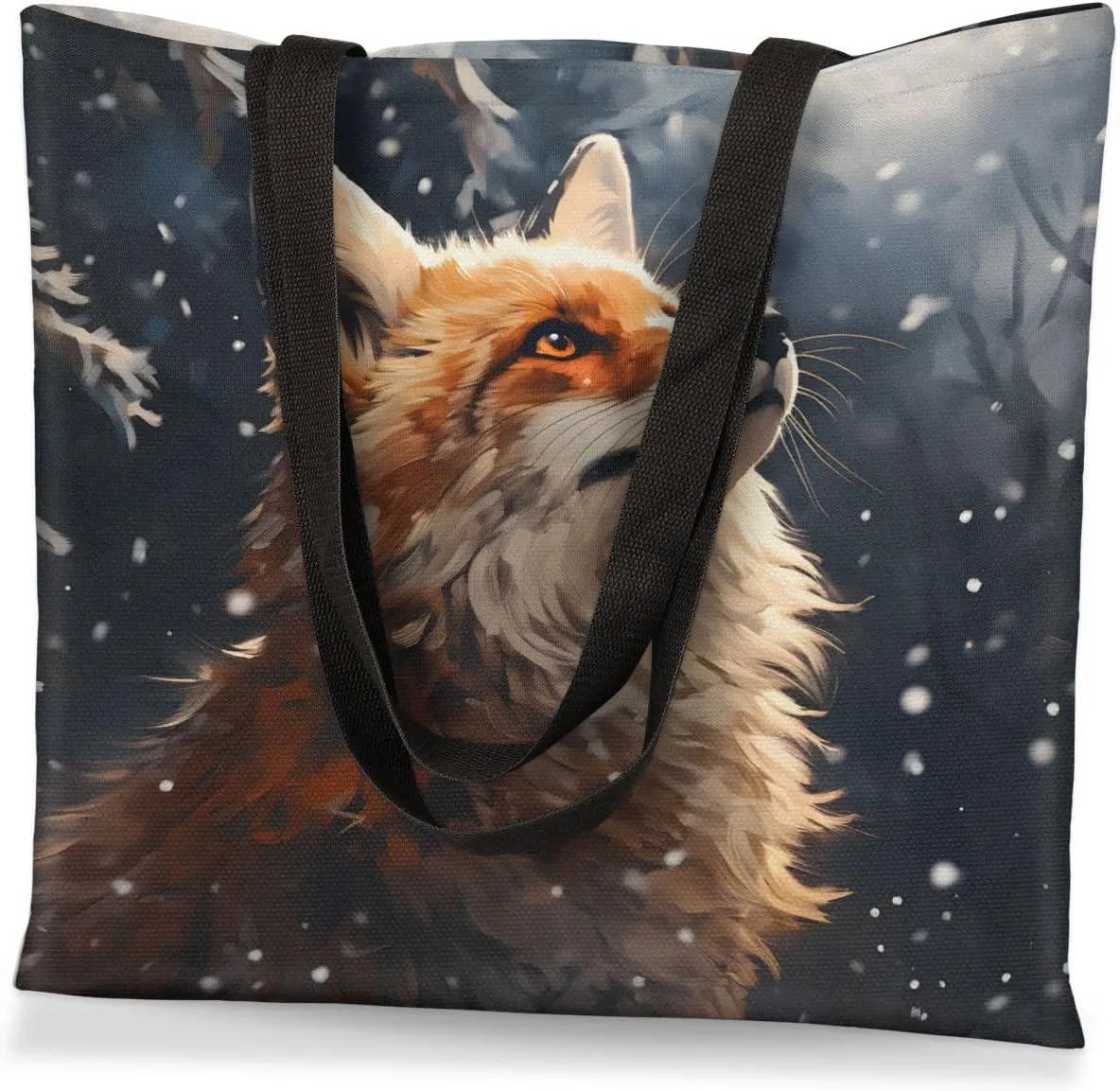 Panda Lying Naps Pattern Canvas Tote Bag for Women Men Stylish Tote Handbag Shoulder Bag Reusable Grocery Bag