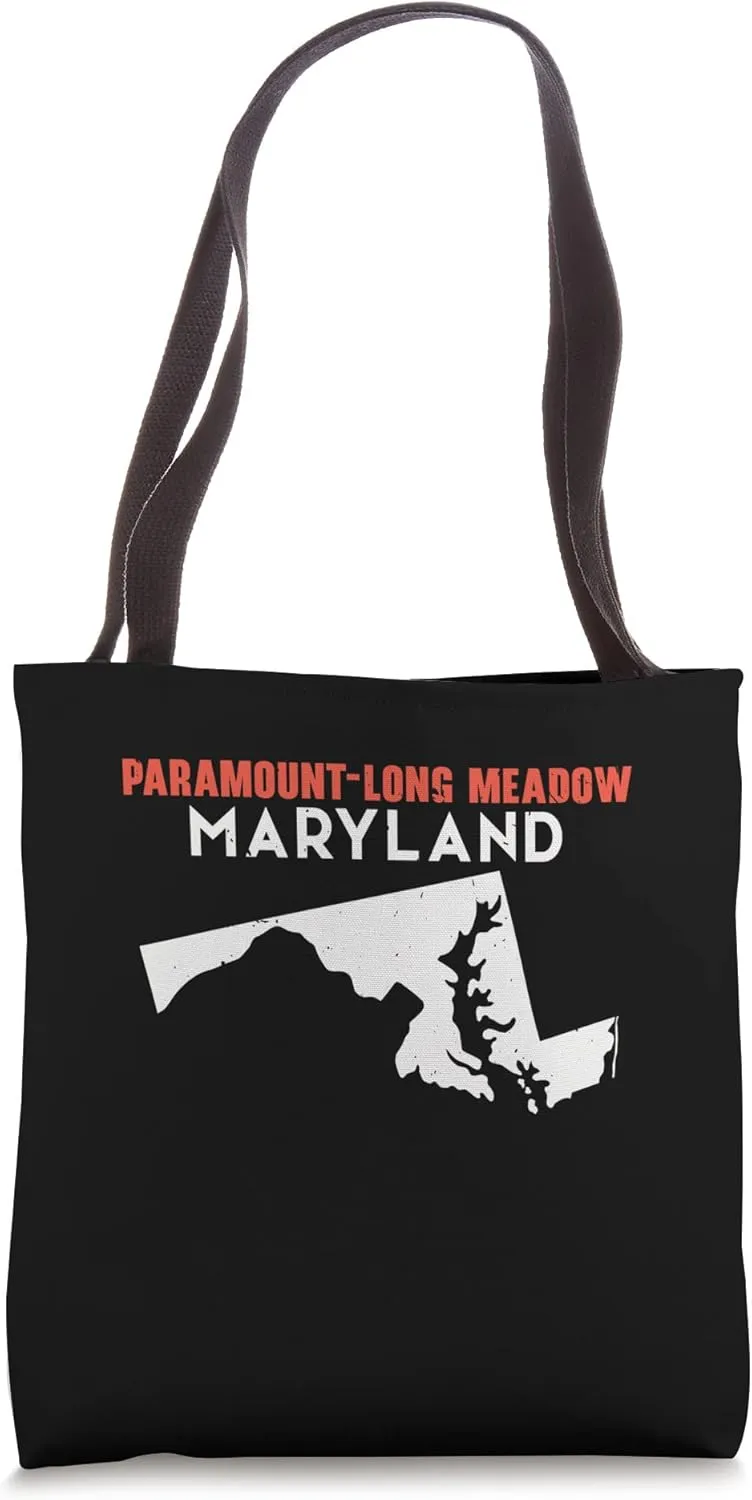 Paramount-Long Meadow Maryland USA State America Travel Mary Tote Bag