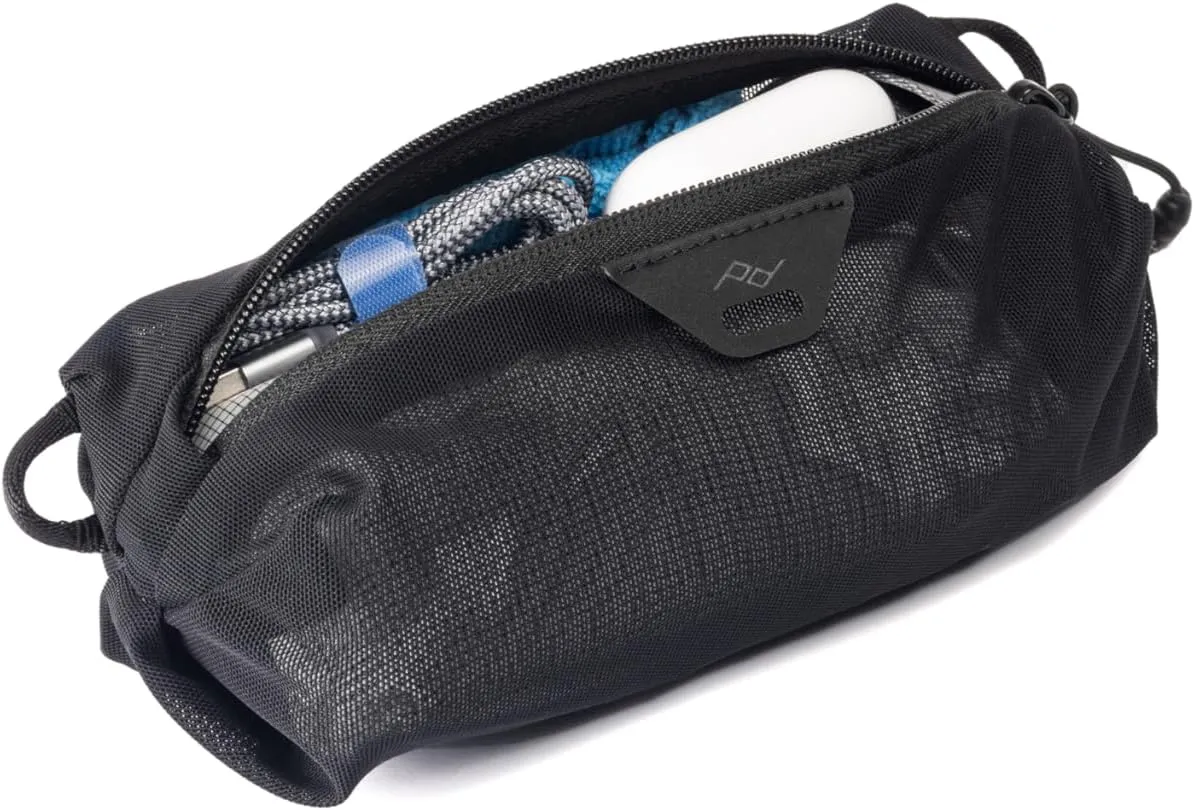 Peak Design Ultra Light Mesh Packing Cube for Quick and Efficient packing while travelling (Black - XXS)