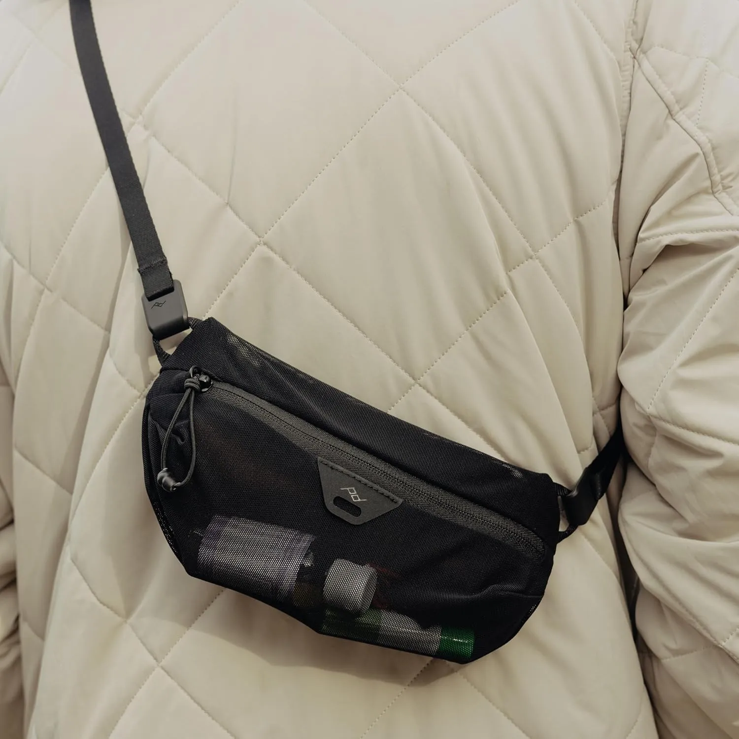 Peak Design Ultra Light Mesh Packing Cube for Quick and Efficient packing while travelling (Black - XXS)