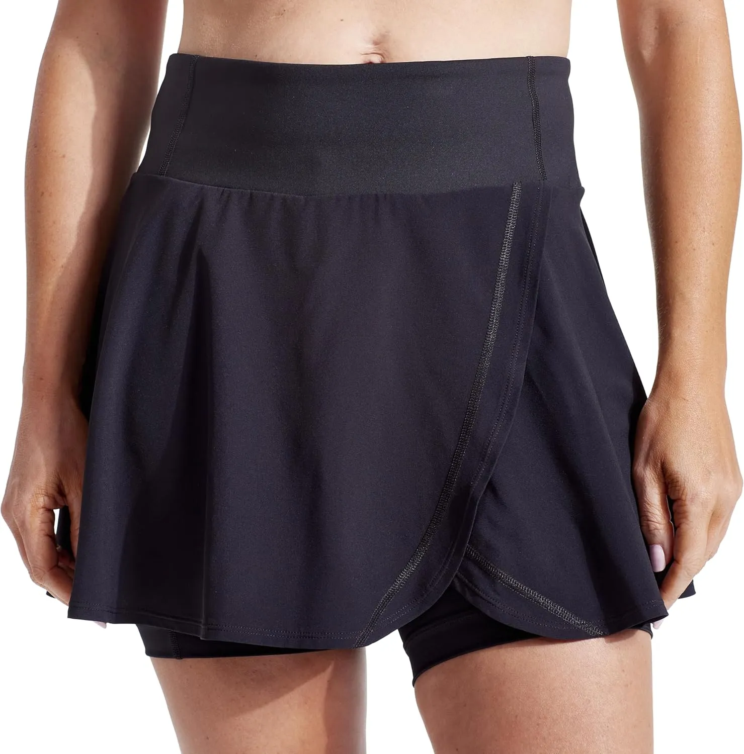 PEARL IZUMI Women's Cycling Sugar Skirt, Breathable & Lightweight Fabric, Padded Athletic Skirt