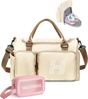 Personalized Gifts for Girls, Initial Travel Duffel Bag, Gym Bag, Personalized Weekender Bag, Monogram Overnight Bag, Niece Gifts women In Law Gifts Birthday Gifts, teacher gifts