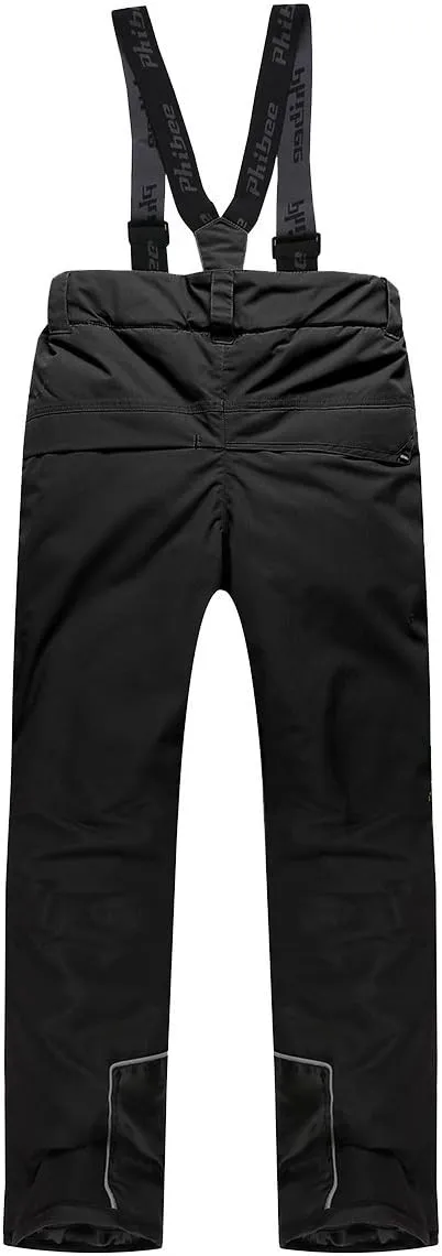 PHIBEE Boys' Waterproof Breathable Polyester Snowboard Ski Pants